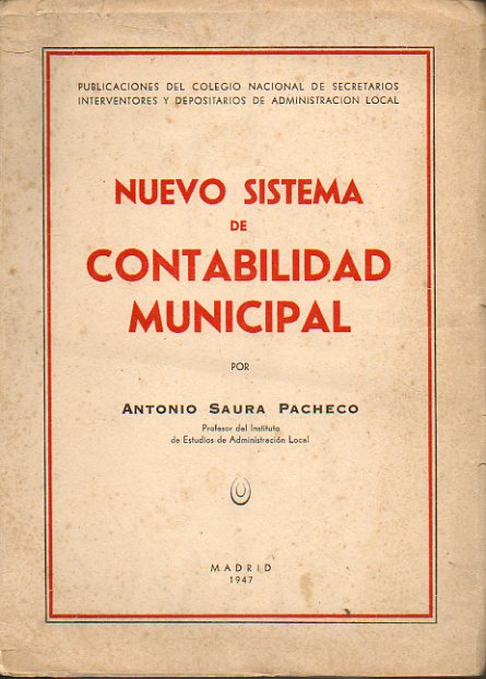 NUEVO SISTEMA DE CONTABILIDAD MUNICIPAL.