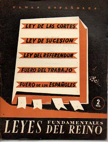 LEYES FUNDAMENTALES DEL REINO. 2 edic.