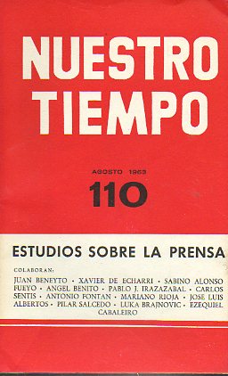 NUESTRO TIEMPO. Revista de cuestiones actuales. N 110.