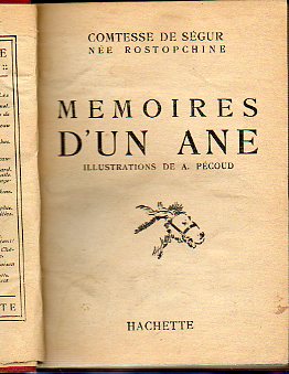 MEMOIRES DUN NE. Ilustrs. de A. Pcoud.