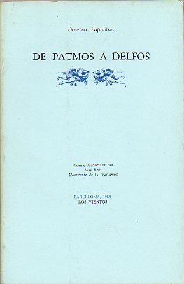 DE PATMOS A DELFOS. Hors-texte de G. Varlamos.