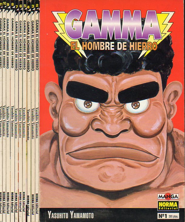 GAMMA, EL HOMBRE DE HIERRO. Nmeros 1 a 11. Completo.