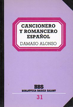 CANCIONERO Y ROMANCERO ESPAOL.