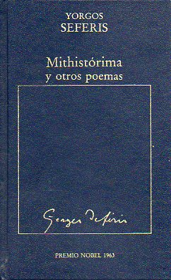 MITHISTRIMA Y OTROS POEMAS.