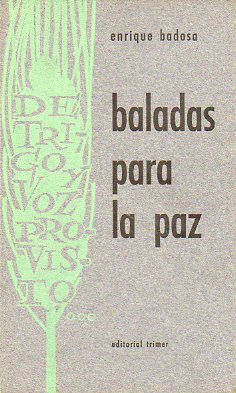 BALADAS PARA LA PAZ.