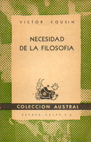 NECESIDAD DE LA FILOSOFA. Introduccin a la Historia de la Filosofa.