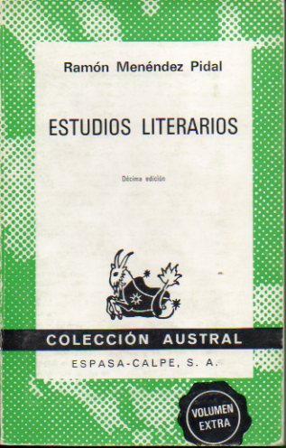 ESTUDIOS LITERARIOS. 10 ed.