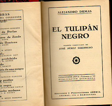 EL TULIPN NEGRO.