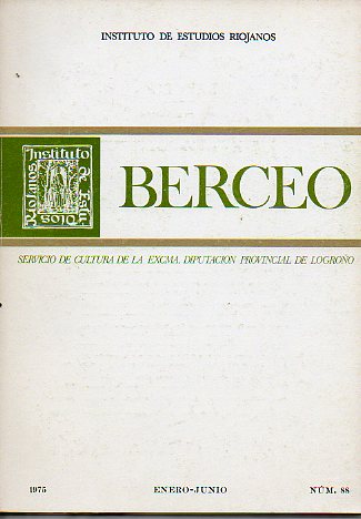Revista: BERCEO. N 88.