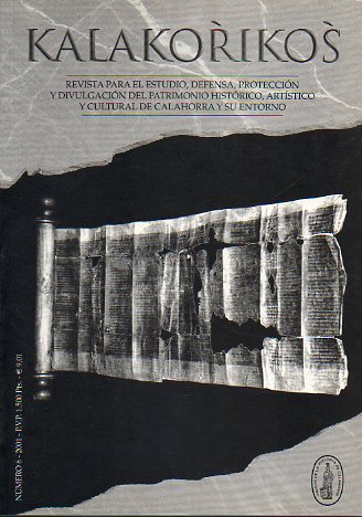 KALAKORIKOS. Revista para el estudio, defensa, proteccin y divulgacin del patrimonio histrico, artstico y cultural de Calahorra y su entorno. N 6