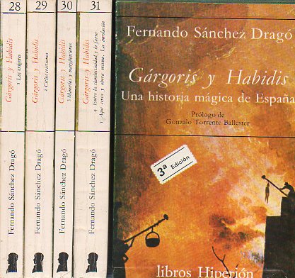 GRGORIS Y HABIDIS. UNA HISTORIA MGICA DE ESPAA. 4 vols. en estuche. 1. Los orgenes. 2. Ciclos cristianos. 3. Minoras y marginaciones. 4. Entre la