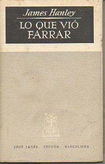 LO QUE VIO FARRAR. 1 ed. espaola.