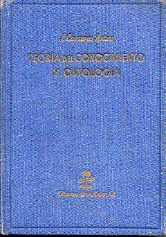 ELEMENTOS DE FILOSOFA ARISTOTLICO-TOMISTA. II. TEORA DEL CONOCIMIENTO Y ONTOLOGA.