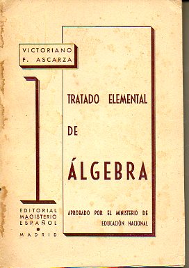TRATADO ELEMENTAL DE LGEBRA.