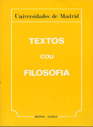 TEXTOS COU FILOSOFA.