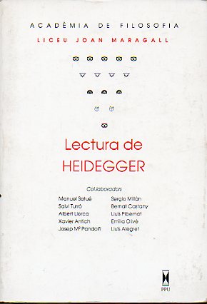 LECTURA DE HEIDEGGER.