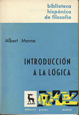 INTRODUCCIN A LA LGICA. Versin espaola y prlogo crtico de Leopoldo-Eulogio Palacios.