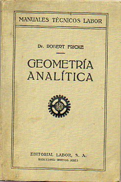 GEOMETRA ANALTICA. Con 96 grabados.