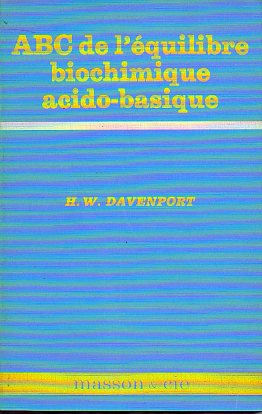 ABC DE LQUILIBRE BIOCHIMIQUE ACIDO-BASIQUE.