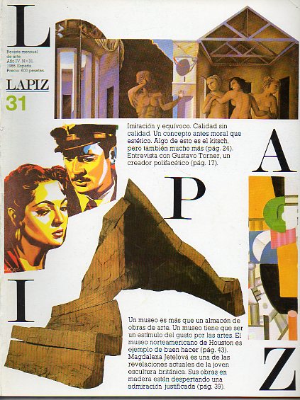 LPIZ. Revista Mensual de Arte. Ao IV. N 31.