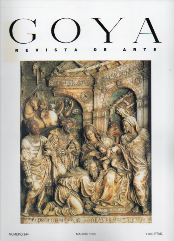 GOYA. Revista de Arte. N 244. Miguel Cabrera en la Catedral de Cdiz; Ex-libris de la Biblioteca Lzaro; El Goya italiano: estado de la cuestin; Art