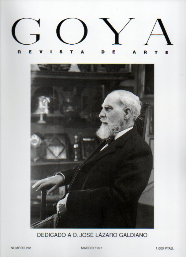 GOYA. Revista de Arte. N .261. DEDICADO A D. JOS LZARO GALDIANO. Jos Lzaro Galdiano y la construccin de Parque Florido; Jos Lzaro Galdiano y l