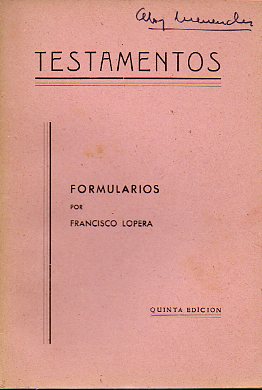 TESTAMENTOS. 5 ed.