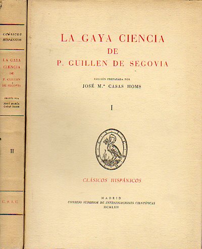 LA GAYA CIENCIA. 2 vols. Transcripcin de O. J. Tuulio.