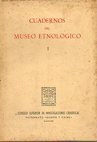 CUADERNOS DEL MUSEO ETNOLGICO. N 1.