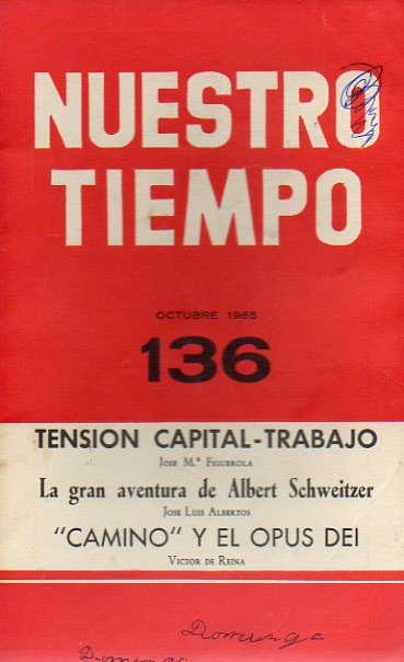 NUESTRO TIEMPO. Revista de cuestiones actuales. N 136.