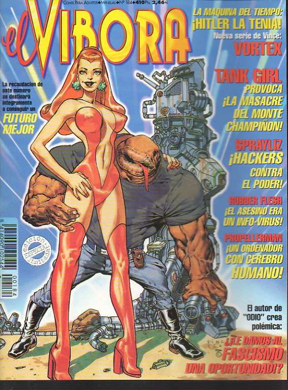 EL VBORA. Comix para adultos. N 184. Cont.: Vince, Vortex; M. A. Martn, Mauro, Bold, Luca Enoch, Buddy Bradley, Rabo, Schulteiss...