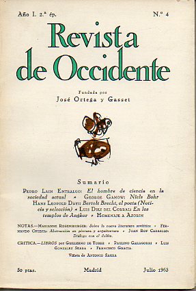 REVISTA DE OCCIDENTE.  Ao I. 2 poca. N 4.