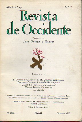 REVISTA DE OCCIDENTE.  Ao I. 2 poca. N 7.