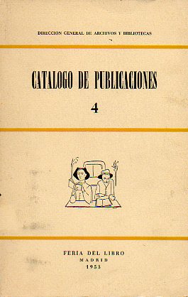 CATLOGO DE PUBLICACIONES.