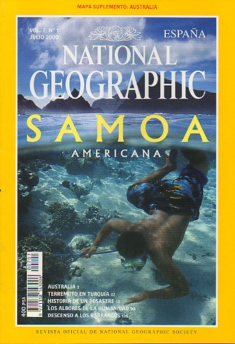 Revista NATIONAL GEOGRAPHIC MAGAZINE ESPAA. Vol. 7. N 1.