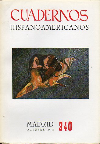 CUADERNOS HISPANOAMERICANOS. Revista mensual de cultura hispnica. N 340.