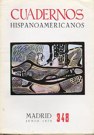 CUADERNOS HISPANOAMERICANOS. Revista mensual de cultura hispnica. N 348.