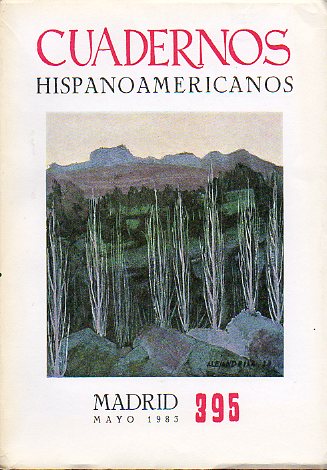 CUADERNOS HISPANOAMERICANOS. Revista mensual de cultura hispnica. N 395.