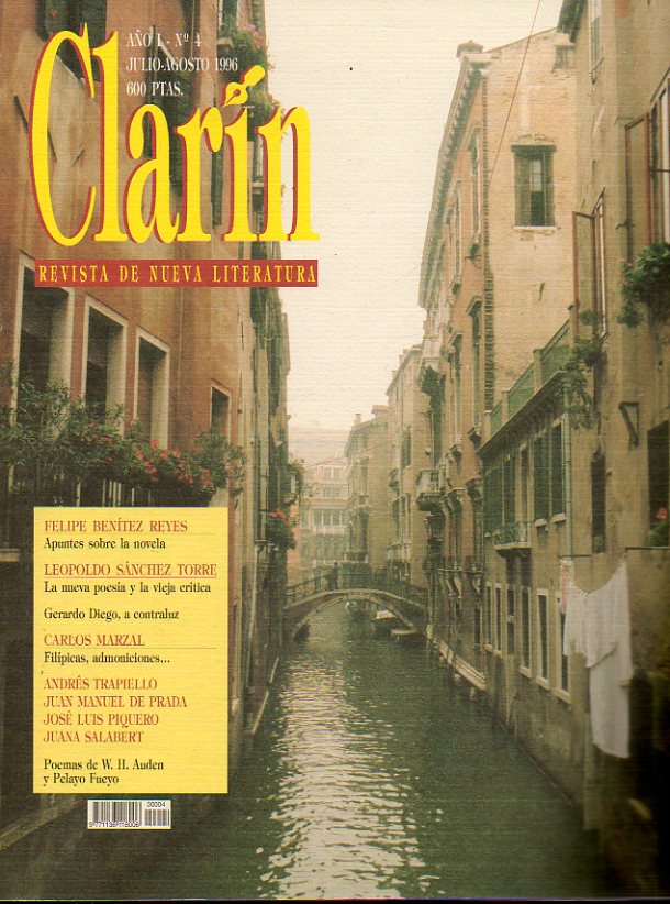 CLARN. REVISTA DE NUEVA LITERATURA. N 4.