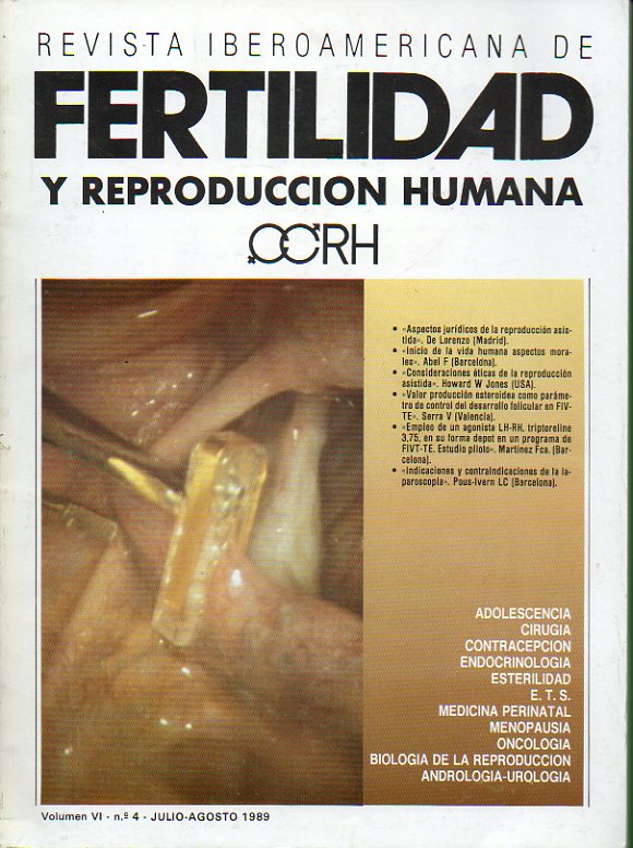 REVISTA IBEROAMERICANA DE FERTILIDAD Y REPRODUCCIN HUMANA. Vol. VI. N 4.