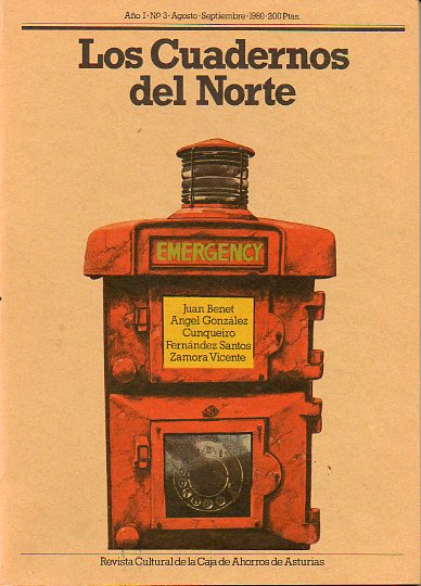 LOS CUADERNOS DEL NORTE. Revista Cultural de la Caja de Ahorros de Asturias. Ao I. N 3.