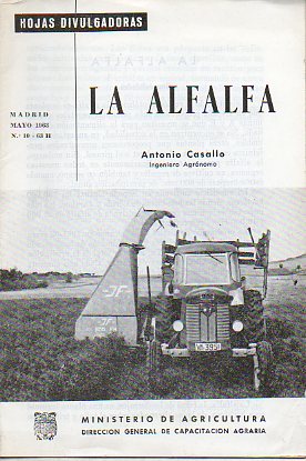 HOJAS DIVULGADORAS. N 10-63 H. La Alfalfa.
