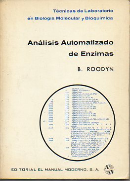 ANLISIS AUTOMATIZADO DE ENZIMAS. 1 edicin de 1.000 ejemplares.