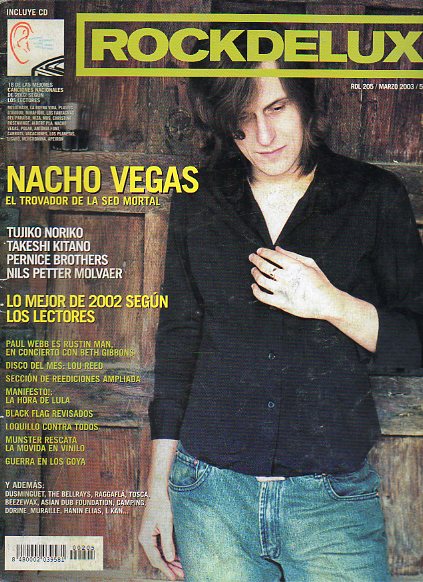 ROCK DE LUX. N 205. NACHO VEGAS. TUJIKO NORIKO. DISCO DEL MES: LOU REED. LOQUILLO CONTRA TODOS...