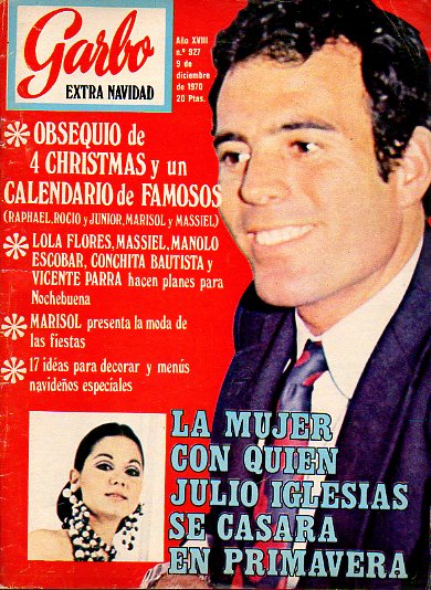 Revista GARBO. Ao XVIII. N 927. EXTRA NAVIDAD. El viaje pastoral de Paulo VI. Nuestra vida despus de Marilyn. Muri Nina Ricci. Silvie Vartan.