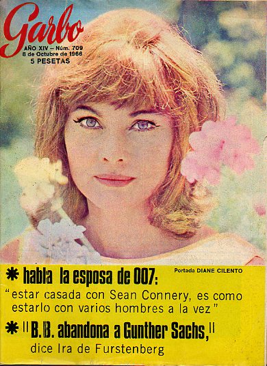 Revista GARBO. Ao XIV. N 709. Habla la esposa de Sean Connery. B.B. abandona a Gunther Sachs. Salvatores adamao, cabeza de familia. Cunto cuesta co