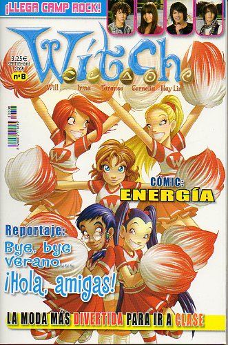 W.I.T.C.H. (Will, Irma, Taranee, Cornelia, Hay Lin). N 8.