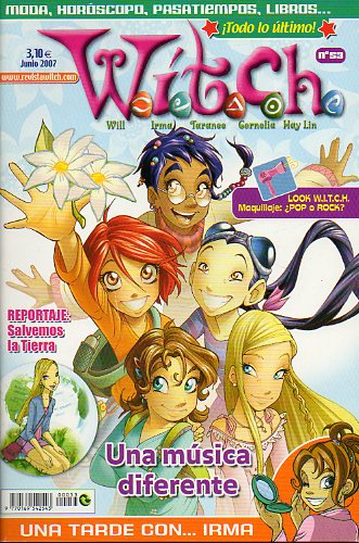 W.I.T.C.H. (Will, Irma, Taranee, Cornelia, Hay Lin). N 53.