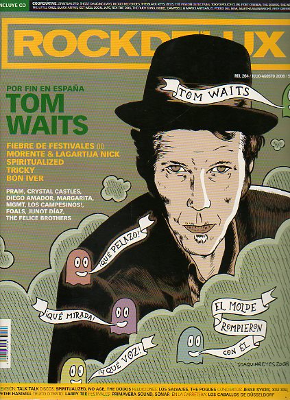 ROCK DE LUX. N 264. TOM WAITS 7 MORENTE & LAGARTIJA NICK / DIEGO AMADOR / JUNOT DAS... No conserva CD.