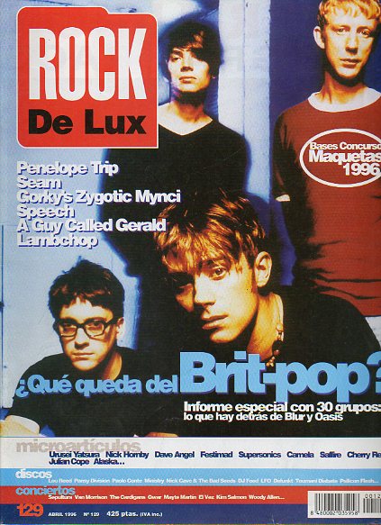 ROCK DE LUX. N 129. QU QUDA DEL BRIT-POP? / PENELOPE TRIP / LAMBCHOP / JULIAN COPE...